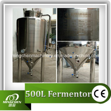 Cuve de fermentation conique en acier inoxydable, fermentation industrielle (approuvée CE)